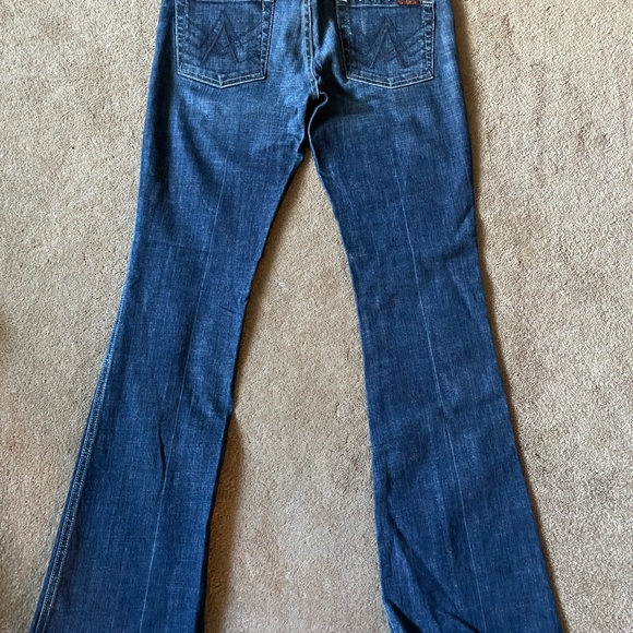 7 for all Mankind Jeans A pocket flare size 28 - Picture 2 of 3